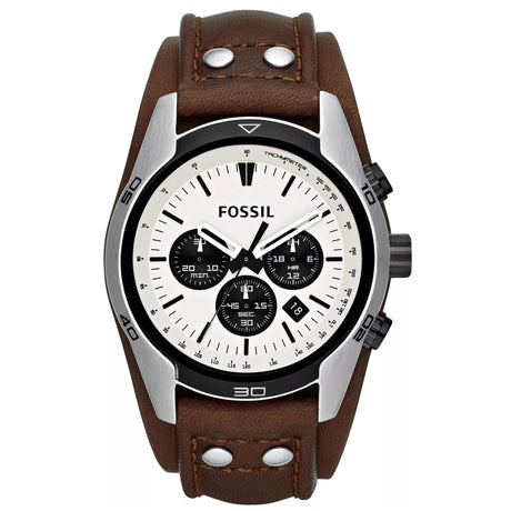 Reloj Fossil Coachman de caballero banda de piel 45 mm