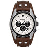 Reloj Fossil Coachman de caballero banda de piel 45 mm