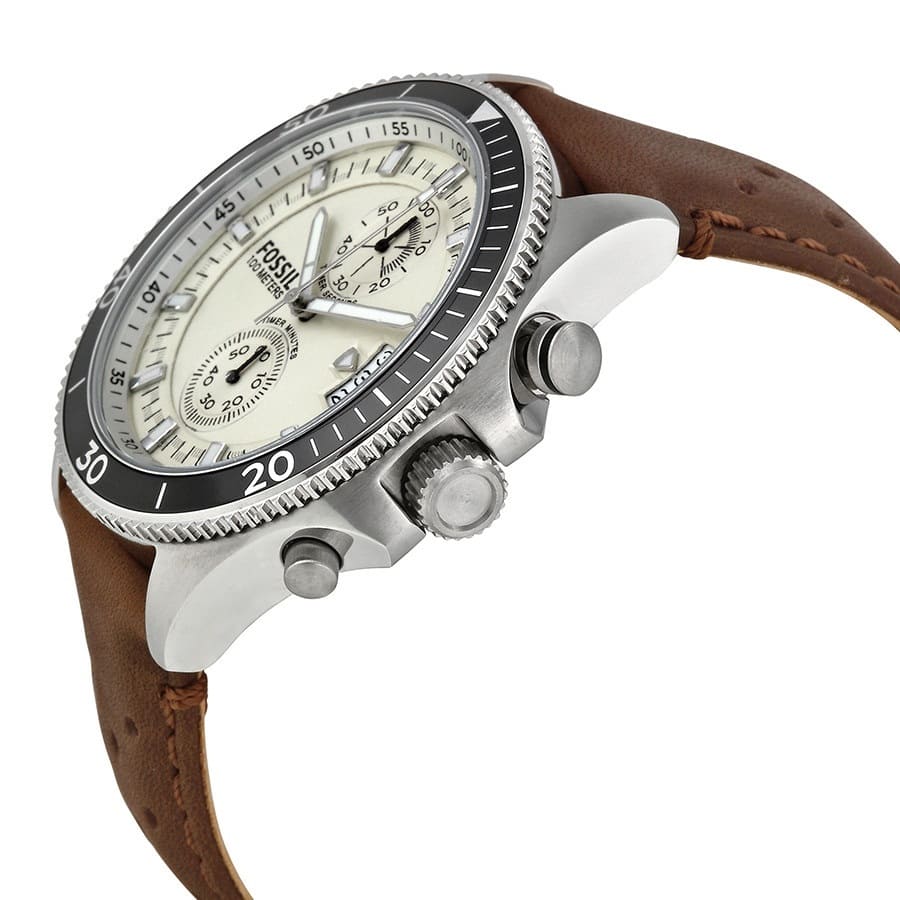 Reloj Fossil Wakefield de hombre pulsera de piel 45 mm