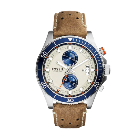 Reloj Fossil Wakefield de hombre pulsera de piel 45 mm