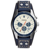 Reloj Fossil Coachman de caballero banda de piel 45 mm
