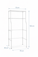 CJ-A1250 Estantería de metal para lavadora 70x45x150 cm