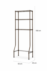 CJ-B1458 Estantería de metal para sanitario 55x30x150 cm