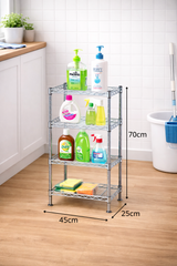 CJ-C1036 Mini Estantería de metal 4 niveles 45x25x70 cm