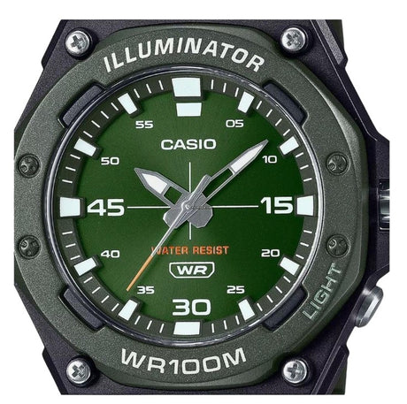 MW-620 Reloj Casio Illuminator Análogo Pulsera de Caucho para Hombre