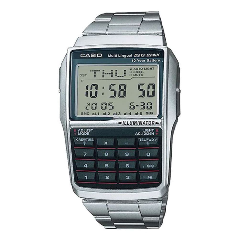 DBC-32D-1A Reloj Casio para Hombre, Illuminator Data Bank 10 Años de Batería