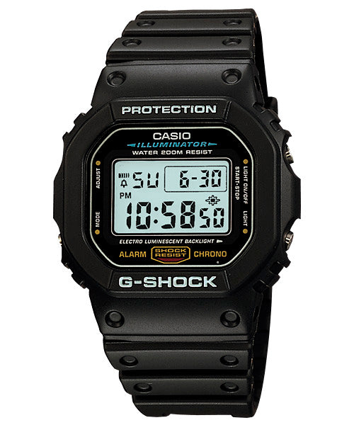 DW-5600 Reloj G-Shock Pulsera de Caucho para Hombre Digital