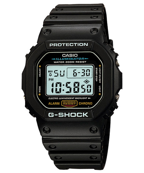 DW-5600 Reloj G-Shock Pulsera de Caucho para Hombre Digital