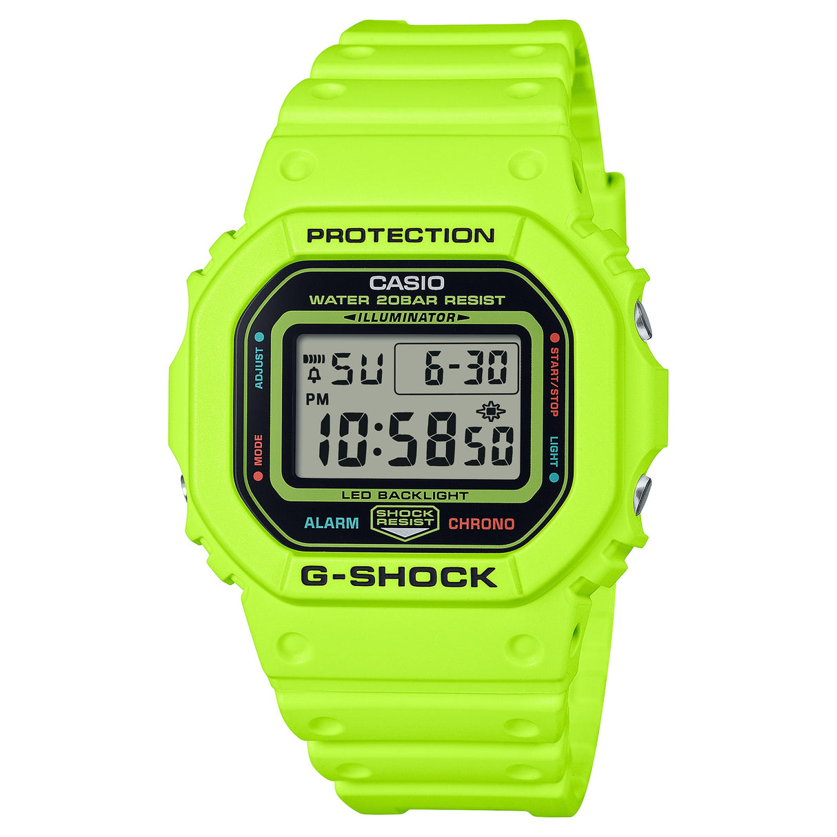 DW-5600 Reloj G-Shock Pulsera de Caucho para Hombre Digital