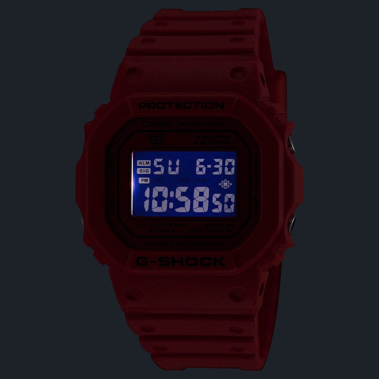 DW-5600 Reloj G-Shock Pulsera de Caucho para Hombre Digital