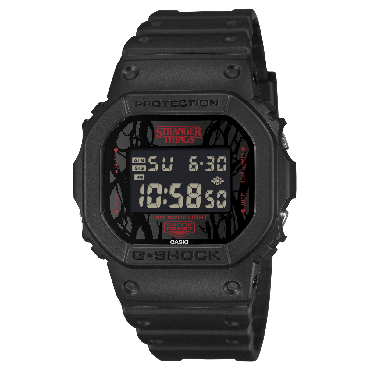 DW-5600STT-1 Reloj G-Shock Stranger Things unisex correa de caucho