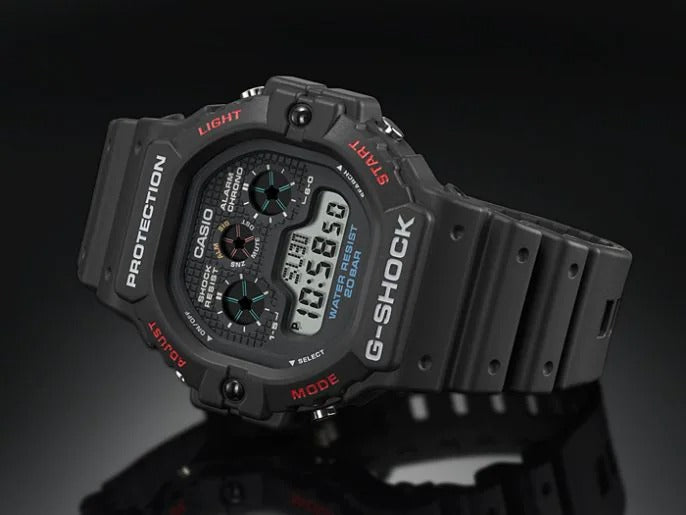 DW-5900 G-Shock Reloj para Hombre Digital Pulsera de Caucho