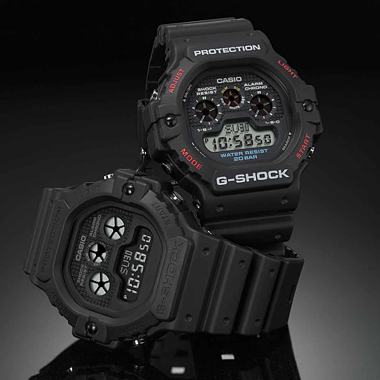 DW-5900 G-Shock Reloj para Hombre Digital Pulsera de Caucho