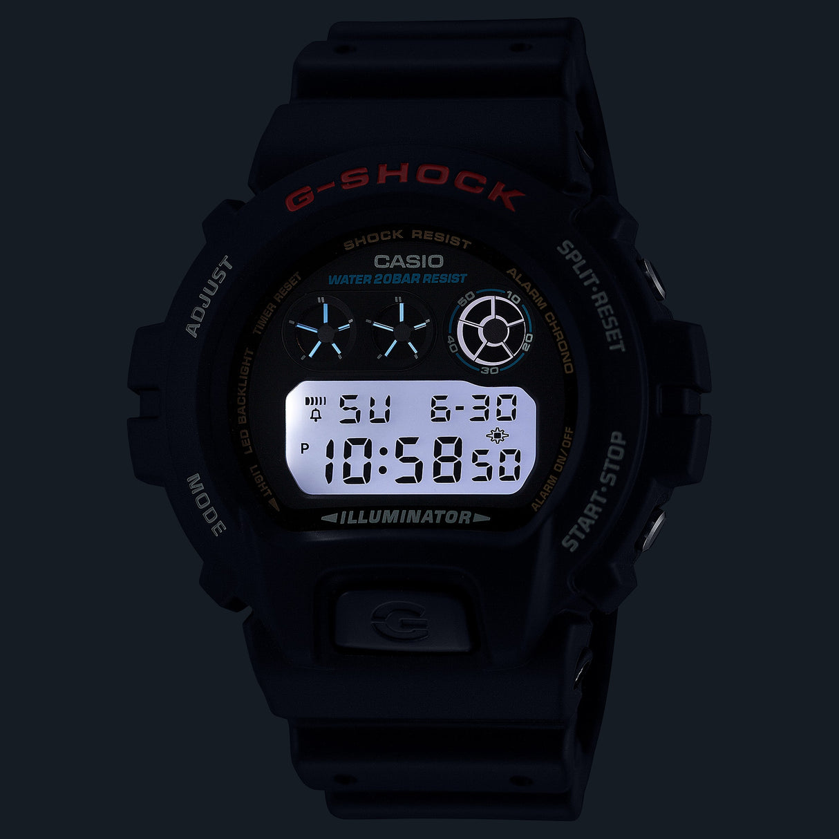 DW-6900 Reloj G-Shock Pulsera de Caucho para Hombre Digital