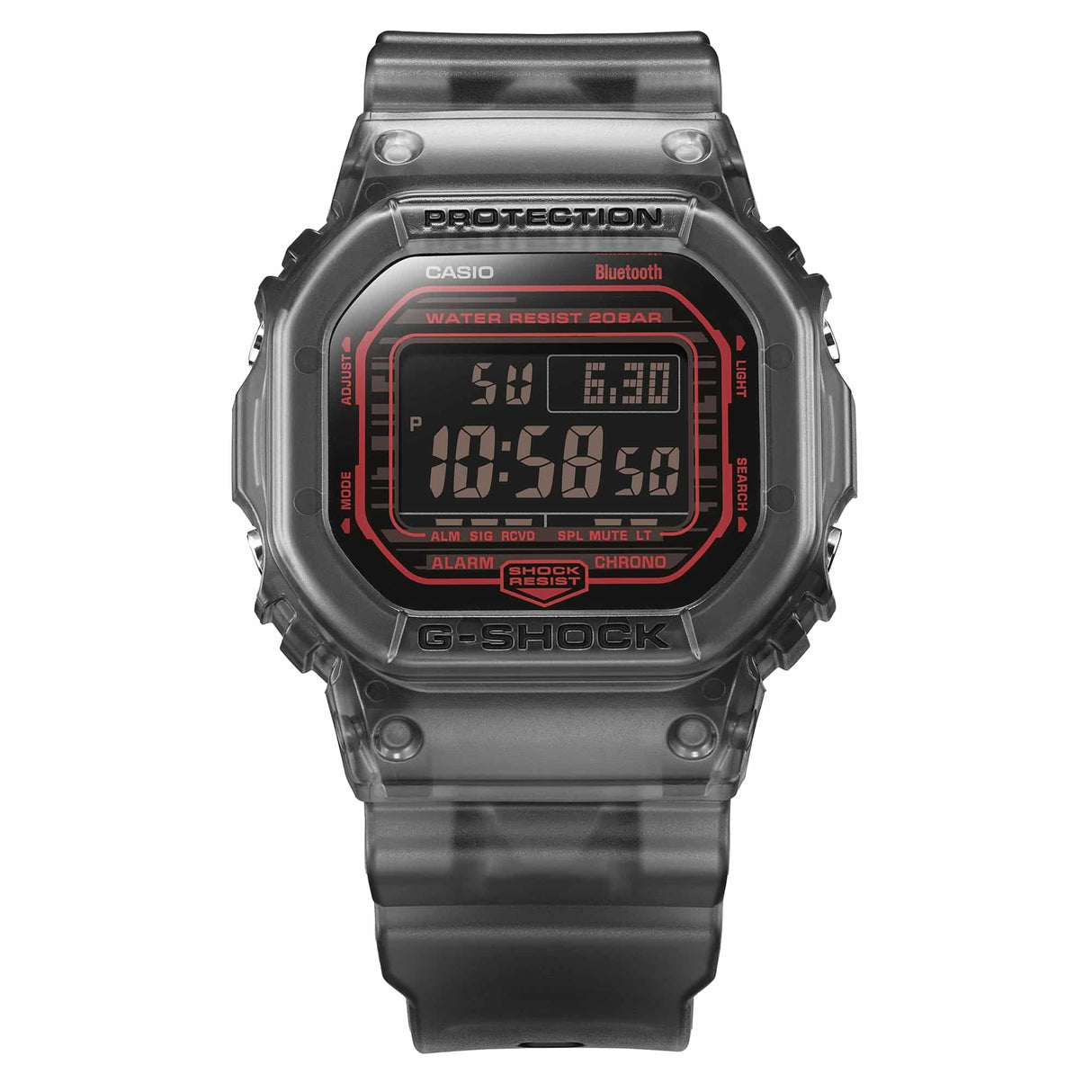 DW-B5600 Reloj G-Shock Pulsera de Caucho para Hombre Digital