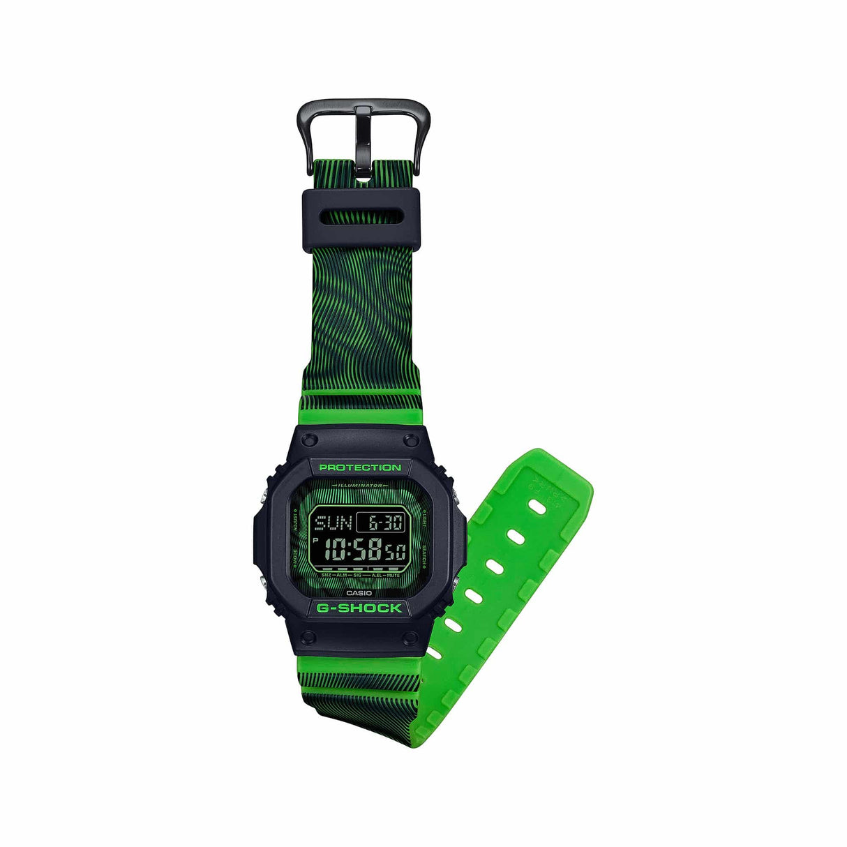 DW-B5600 Reloj G-Shock Pulsera de Caucho para Hombre Digital