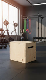 Caja de madera resistente para entrenamiento W-BOX