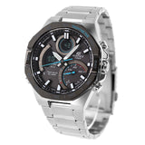 ECB-950 Edifice Reloj Doble hora Pulsera de Metal para Hombre