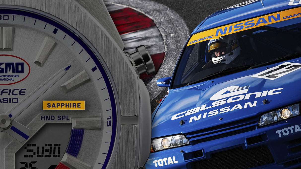 ECB-S10NIS-7A Reloj Edifice Nismo de hombre banda de piel