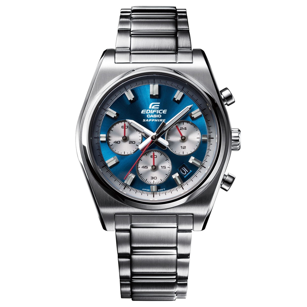 EFB-730 Reloj Edifice Sapphire de hombre correa de metal 47 mm