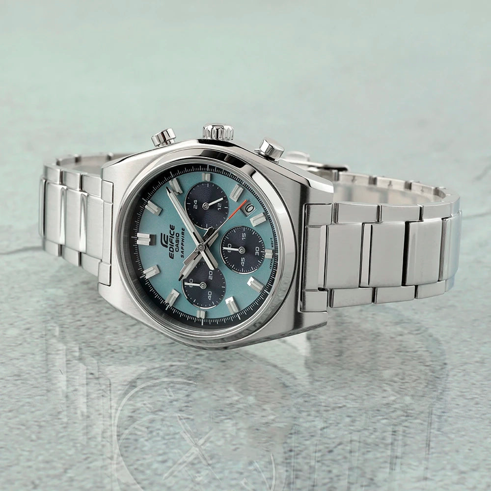 EFB-730 Reloj Edifice Sapphire de hombre correa de metal 47 mm