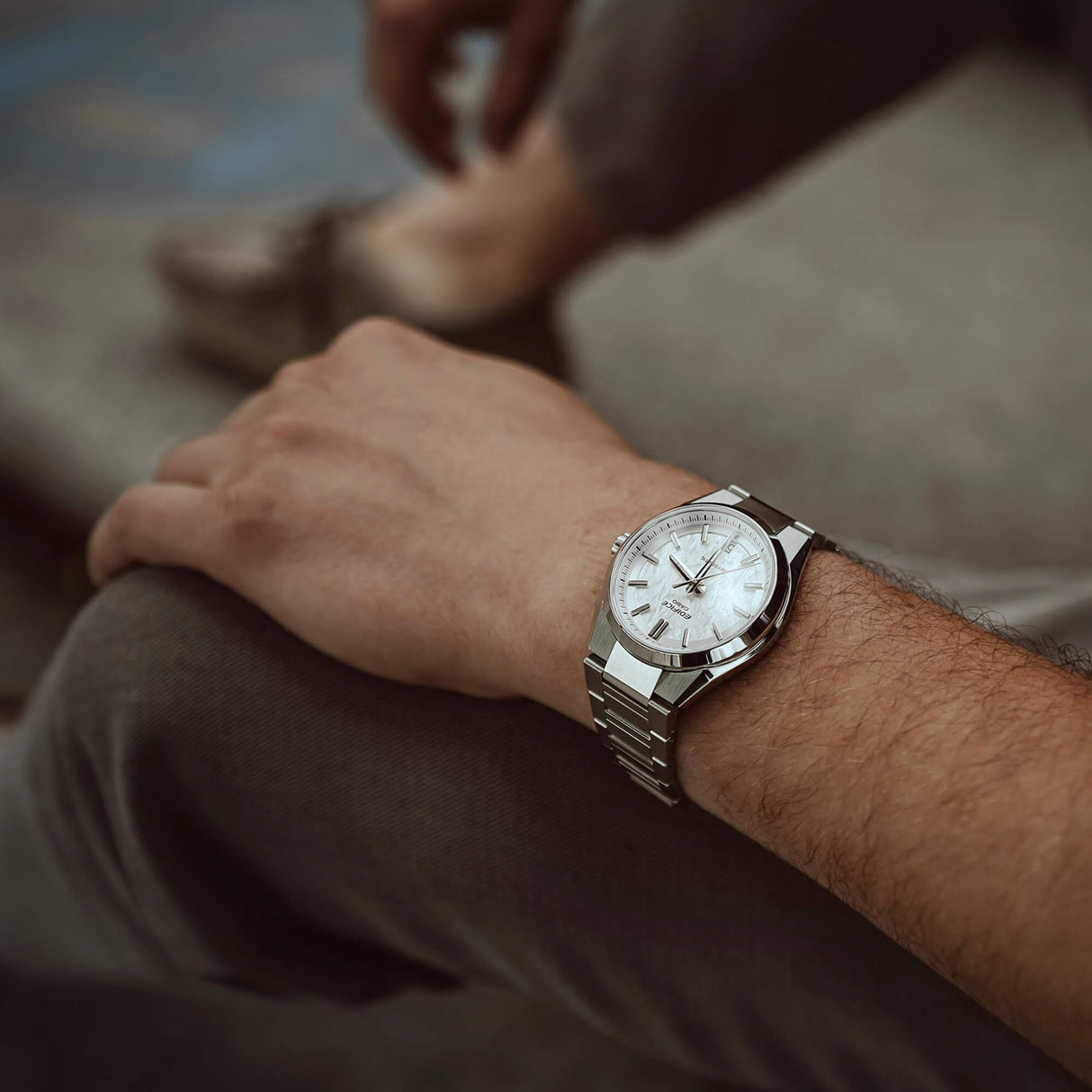 EFK-100D Reloj Edifice Automático de hombre pulsera de metal