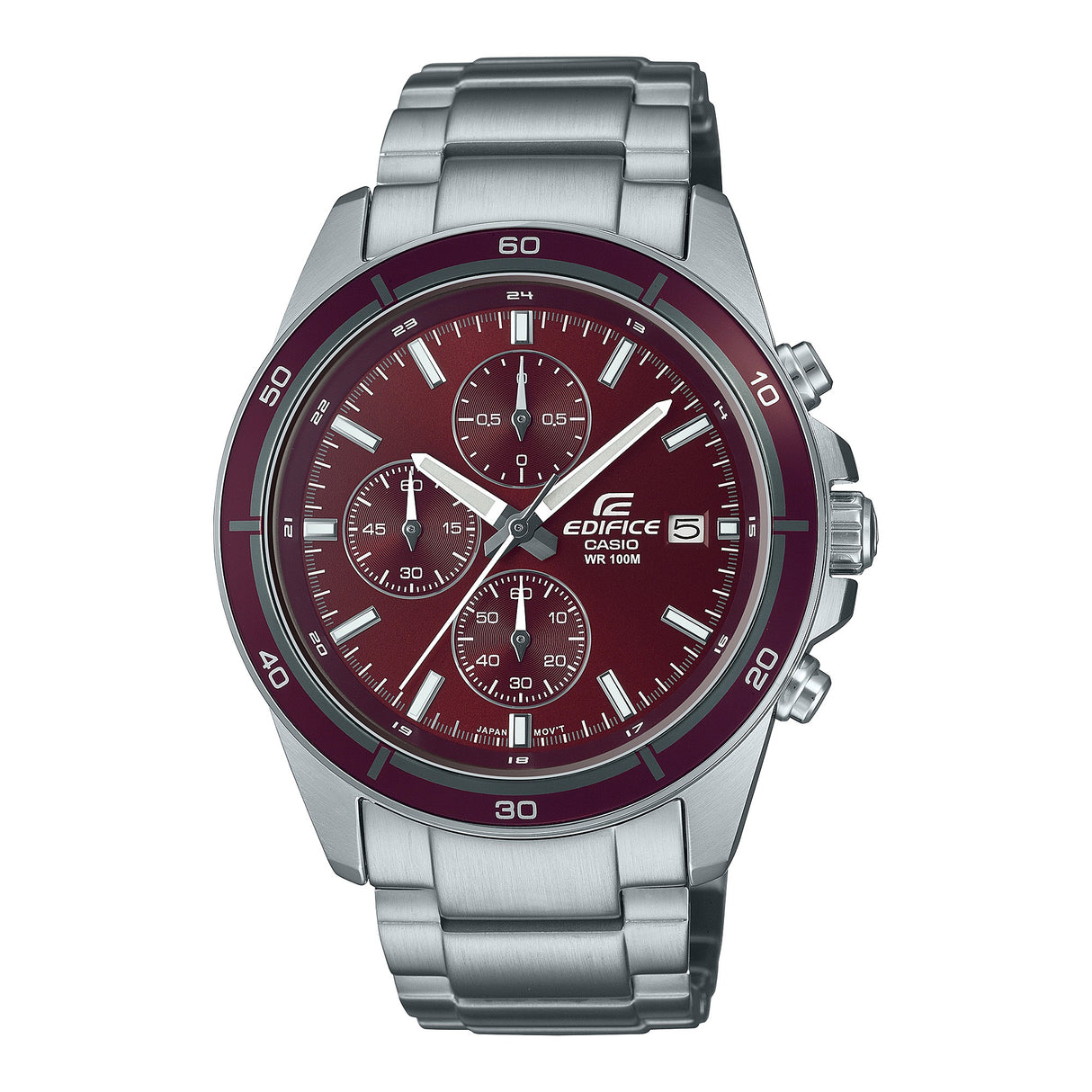 EFR-526 Reloj Edifice Análogo para Hombre Banda de Acero Inoxidable