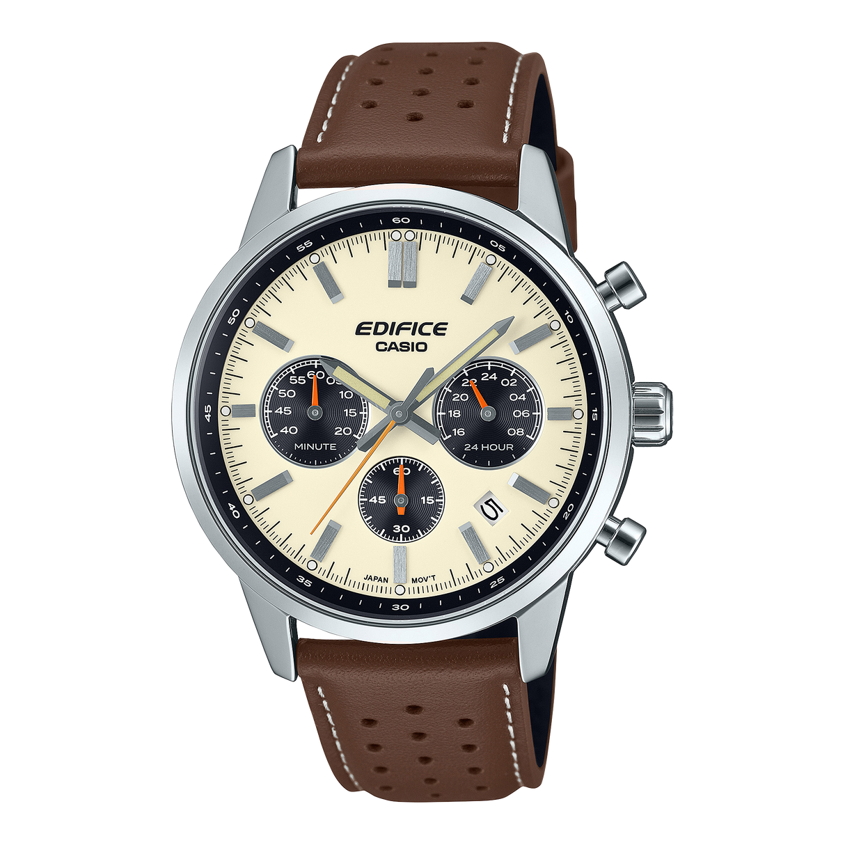 EFR-575 Reloj Edifice de caballero banda de piel