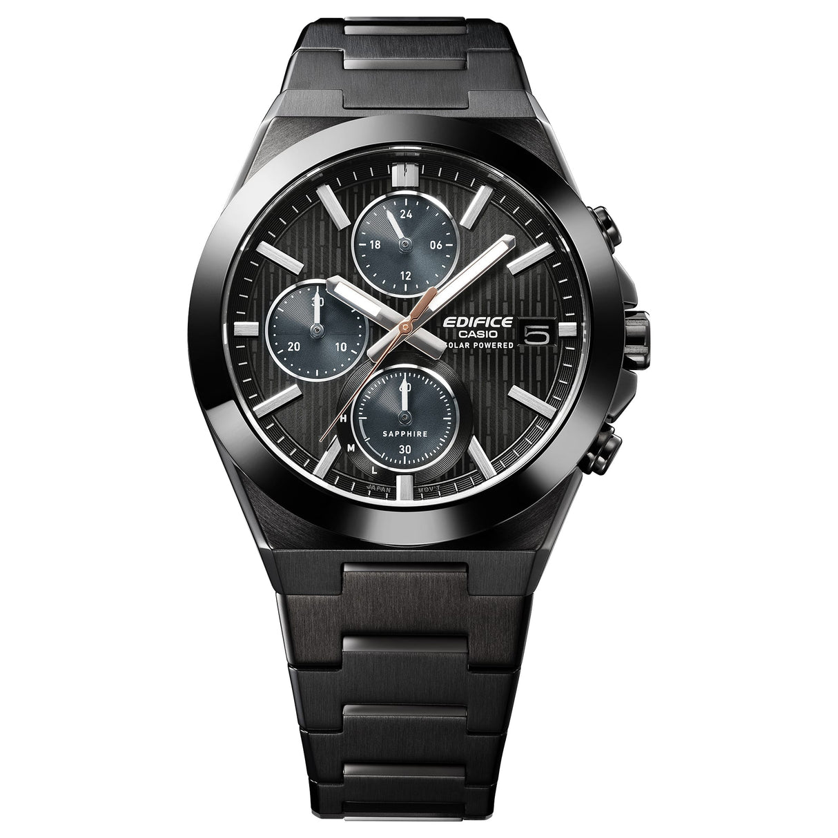 EFS-S650D Reloj Edifice de caballero banda de metal energía solar