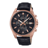 EFV-610 Reloj Edifice de hombre pulsera de cuero 49 mm