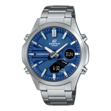 EFV-C120 Reloj Edifice Para Caballero Doble hora pulsera de metal 10 años de batería