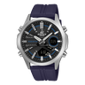 EFV-C120 Reloj Edifice Para Caballero Doble hora 10 años de batería pulsera de caucho