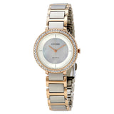 EM0483-89D Reloj Citizen Cristal de dama pulsera de metal