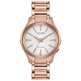 EM0593-56AXG Reloj Citizen Eco-Drive Análogo para Mujer pulsera de Metal