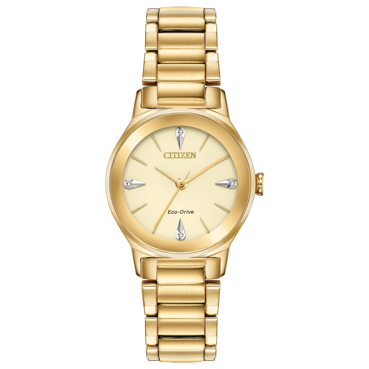 EM0732-51P Reloj Citizen Axiom Eco-Drive de dama banda de metal
