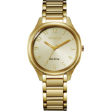 EM0752-54P Reloj Citizen Weekender de dama banda de metal