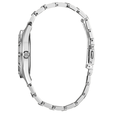 EM1020-57L Reloj Citizen Silhouette Crystal de dama pulsera de metal 34 mm
