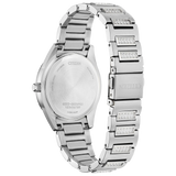 EM1020-57L Reloj Citizen Silhouette Crystal de dama pulsera de metal 34 mm