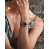 EM1020-57L Reloj Citizen Silhouette Crystal de dama pulsera de metal 34 mm
