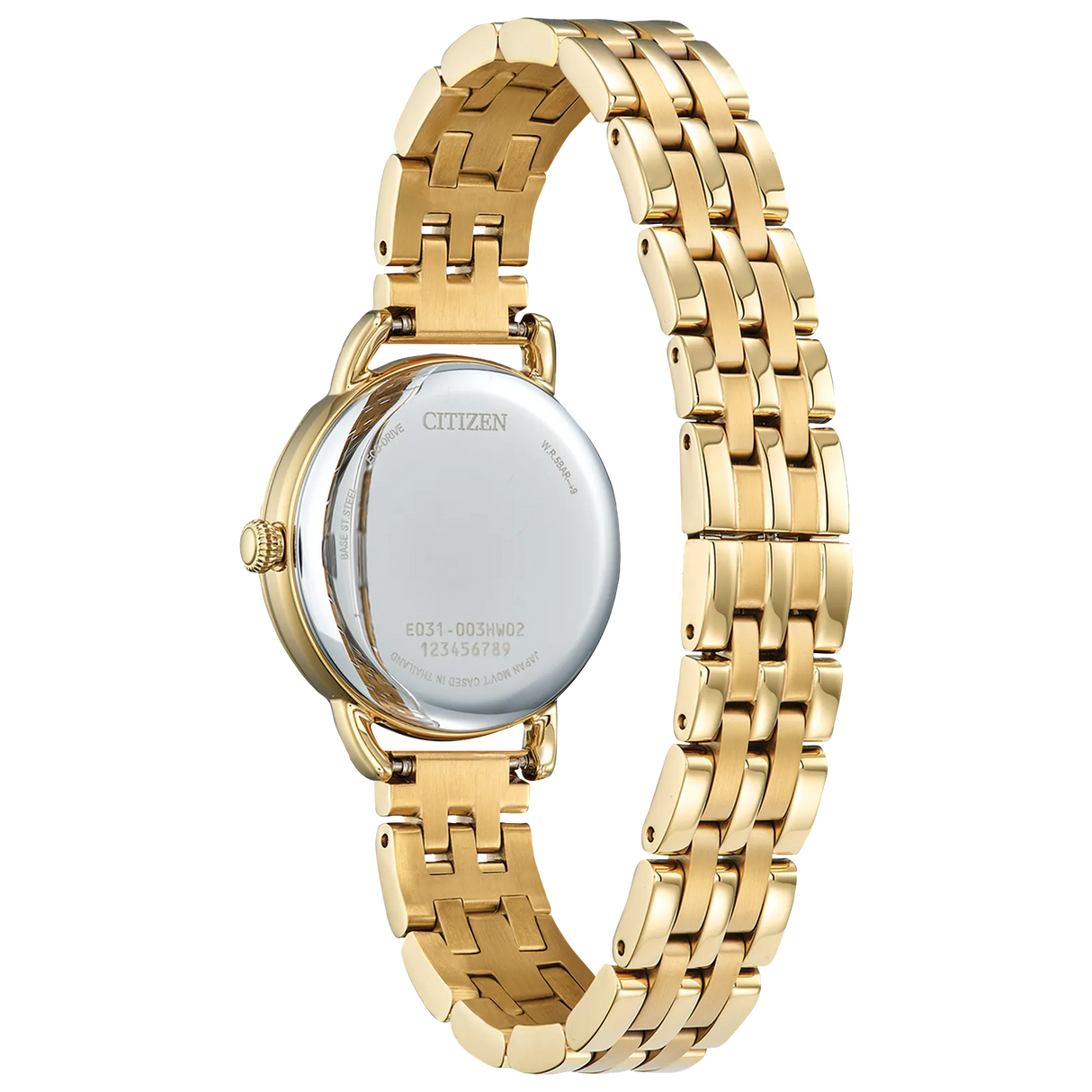 EM1052-51A Reloj Citizen Classic Coin Edge de dama correa de metal