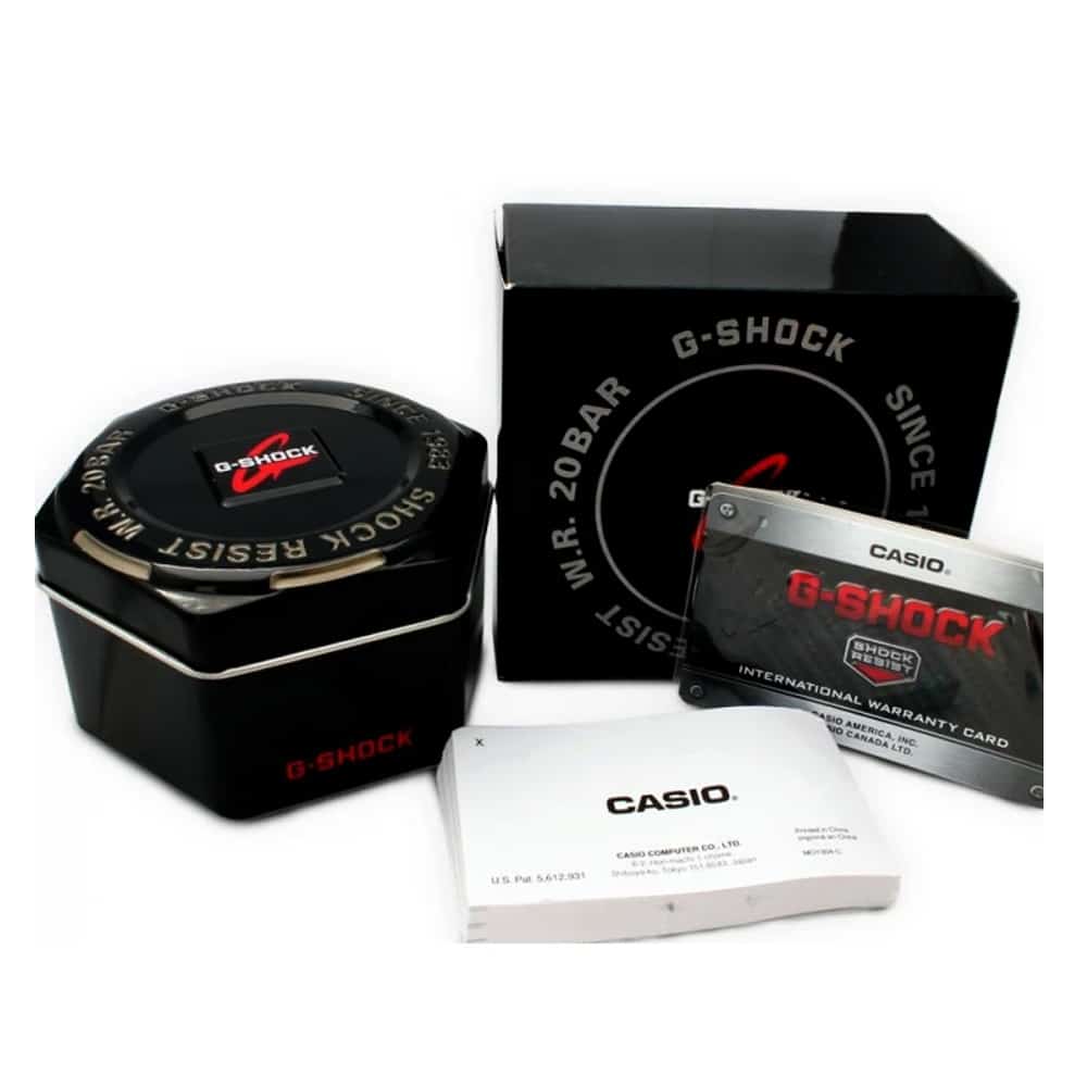 GAX-100 Reloj G-Shock Pulsera de Caucho para Hombre Doble hora