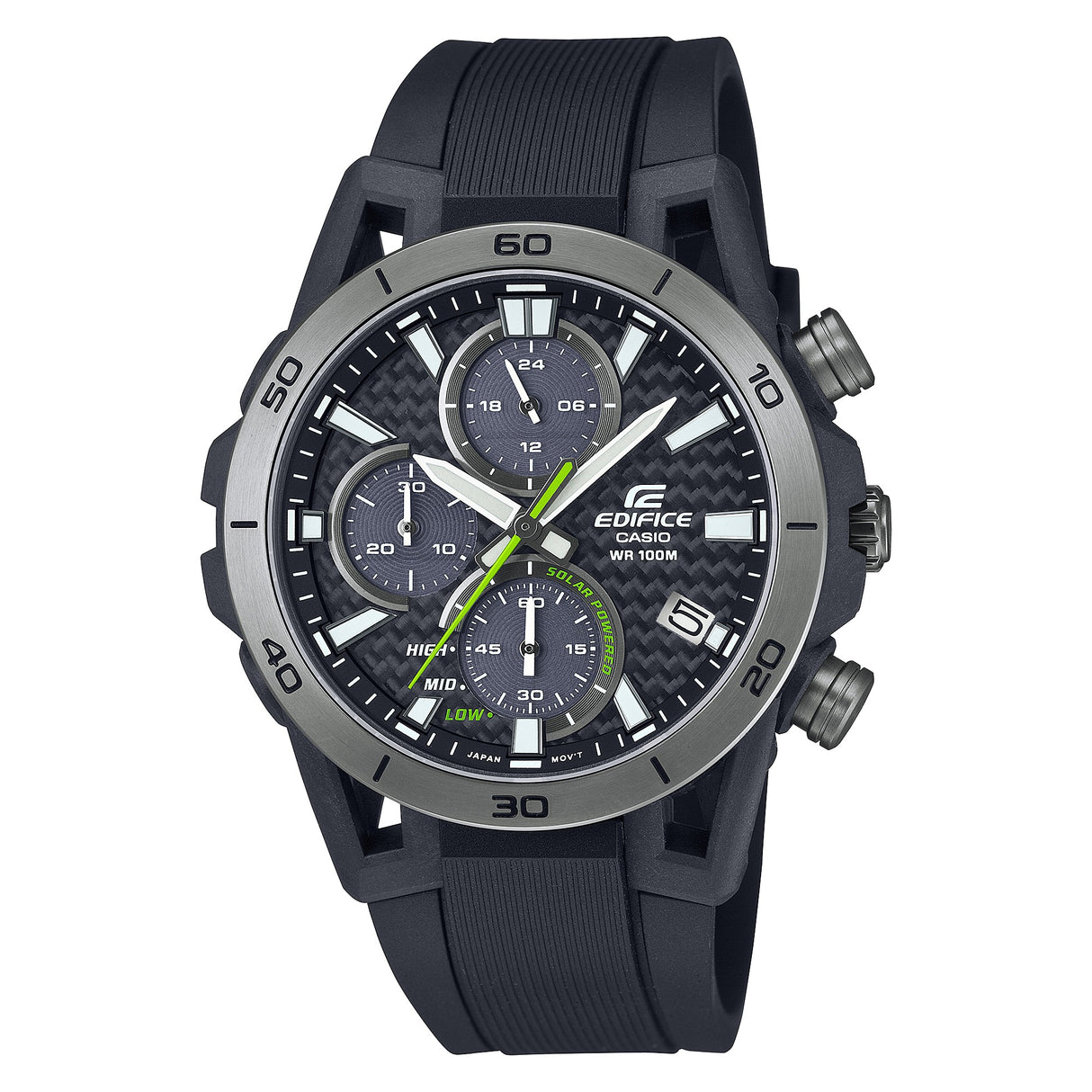 EQS-960 Reloj Edifice para hombre pulsera de caucho