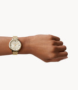 Reloj Fossil Jacqueline de dama banda de metal 36mm