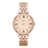 Reloj Fossil Jacqueline de dama correa de metal 36 mm