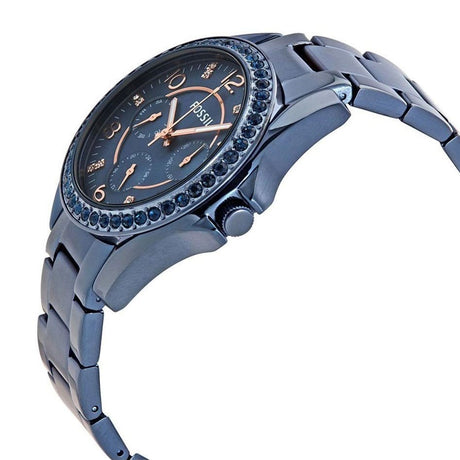 Reloj Fossil Riley de mujer banda de acero inoxidable 38 mm