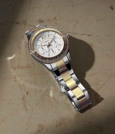 Reloj Fossil Stella de mujer pulsera de metal 37 mm