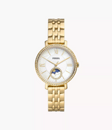 Reloj Fossil Jacqueline Solar y Lunar de mujer correa de metal