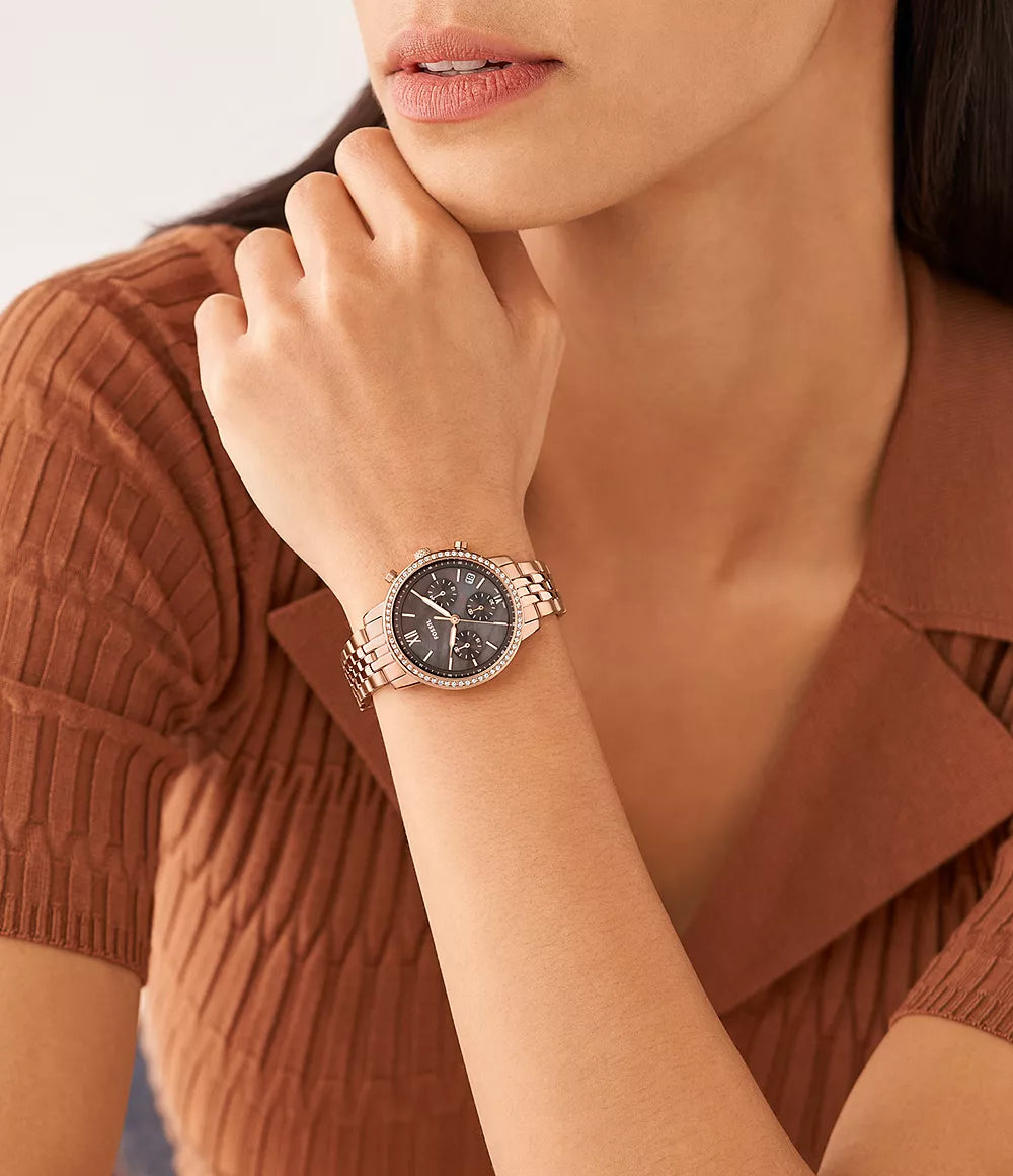 Reloj Fossil Neutra para dama pulsera de metal