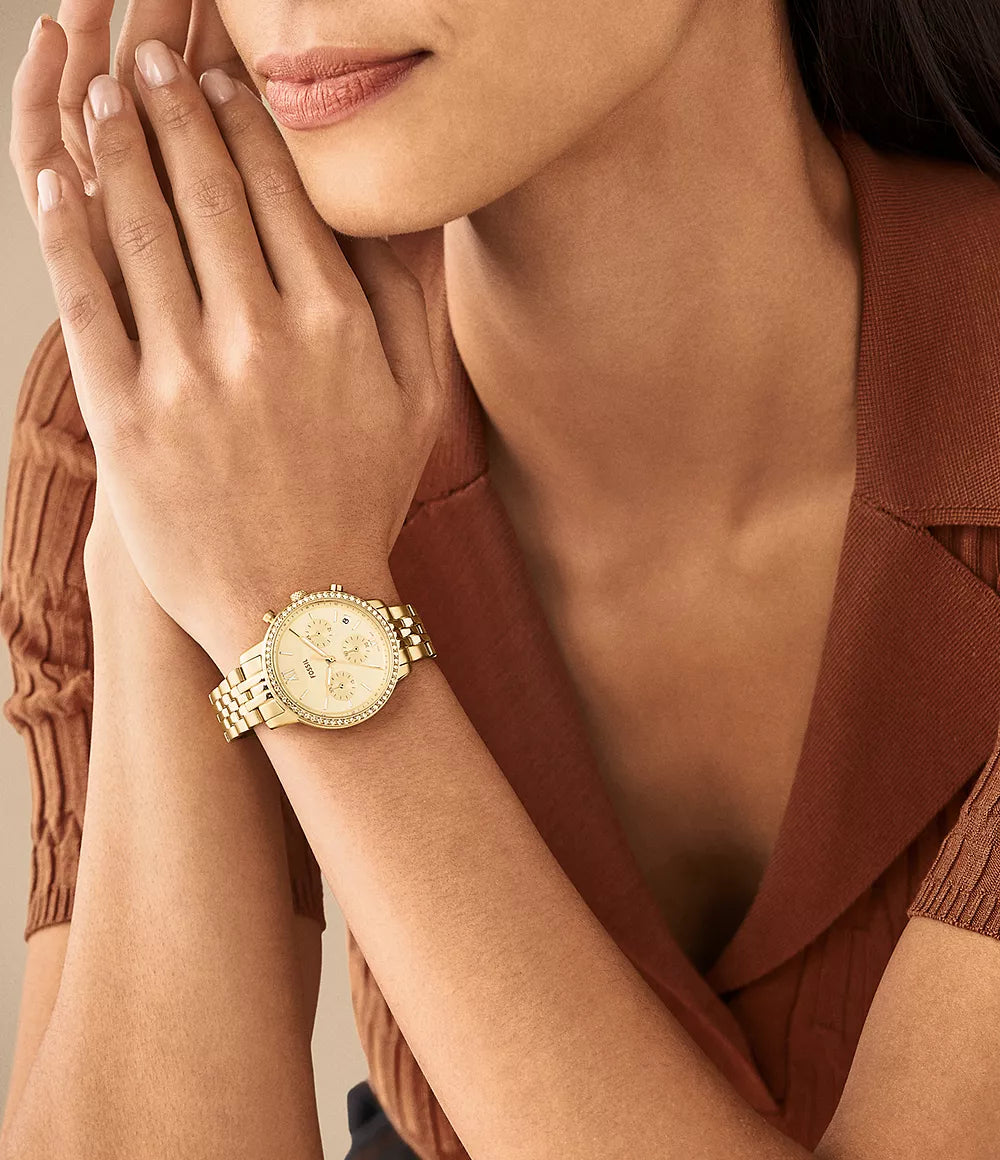 Reloj Fossil Neutra para dama pulsera de metal