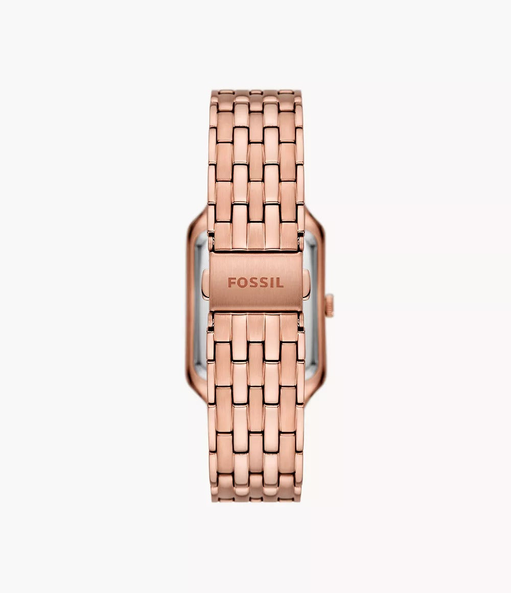 Reloj Fossil  para mujer pulsera de metal cuadrado